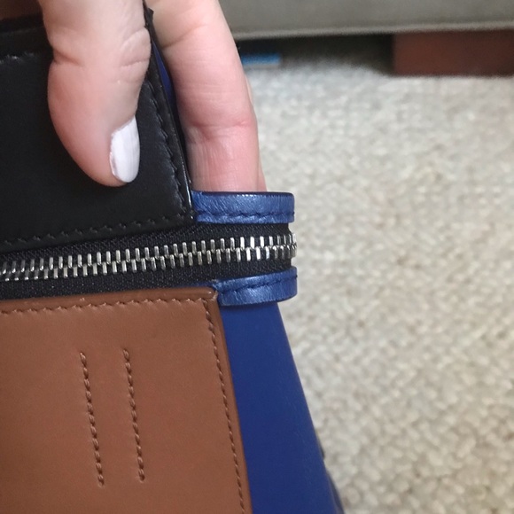 Celine Edge bag blue black brown - Picture 10 of 11